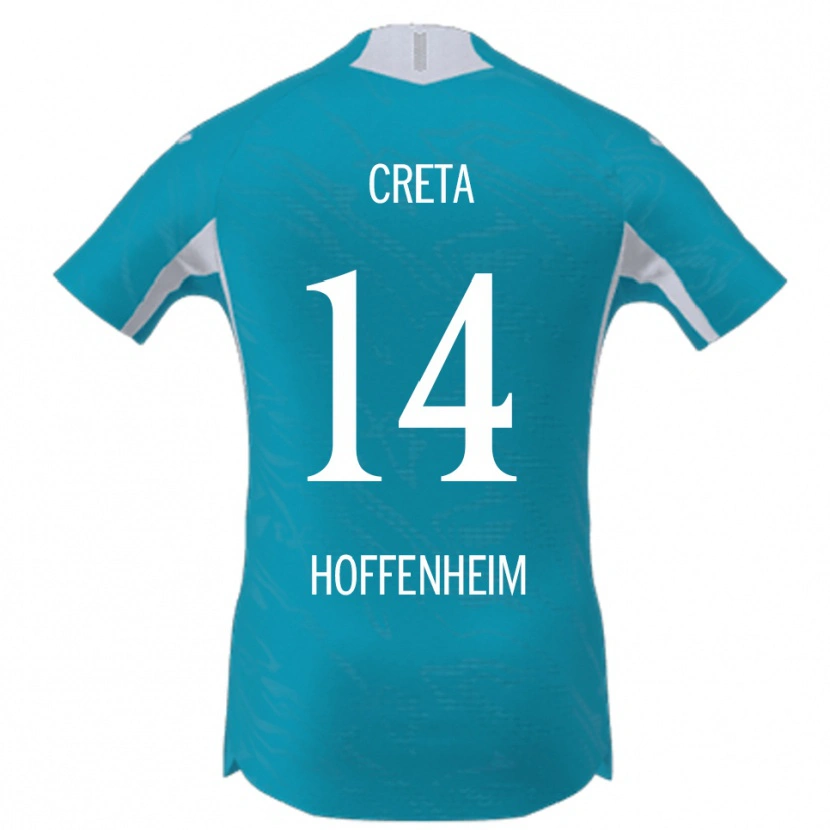 Danxen Damen David Creța #14 Himmelblau Auswärtstrikot Trikot 2025/26 T-Shirt Schweiz