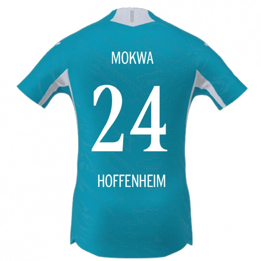 Danxen Damen David Mokwa #24 Himmelblau Auswärtstrikot Trikot 2025/26 T-Shirt Schweiz