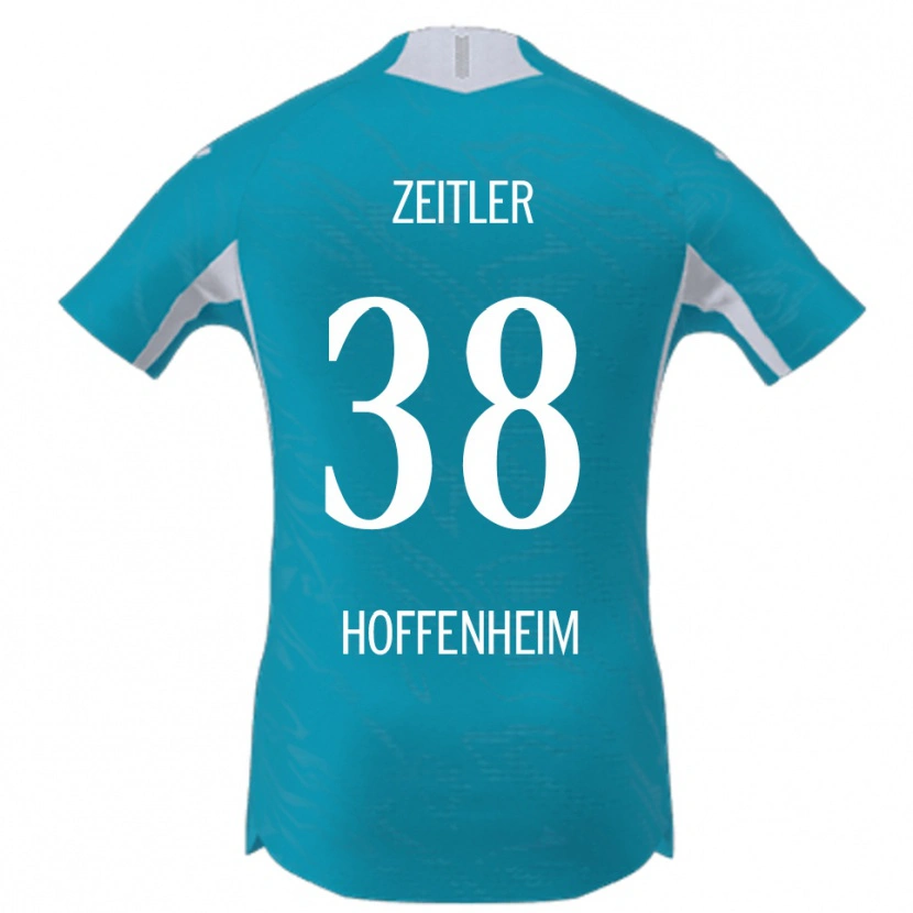 Danxen Damen Deniz Zeitler #38 Himmelblau Auswärtstrikot Trikot 2025/26 T-Shirt Schweiz