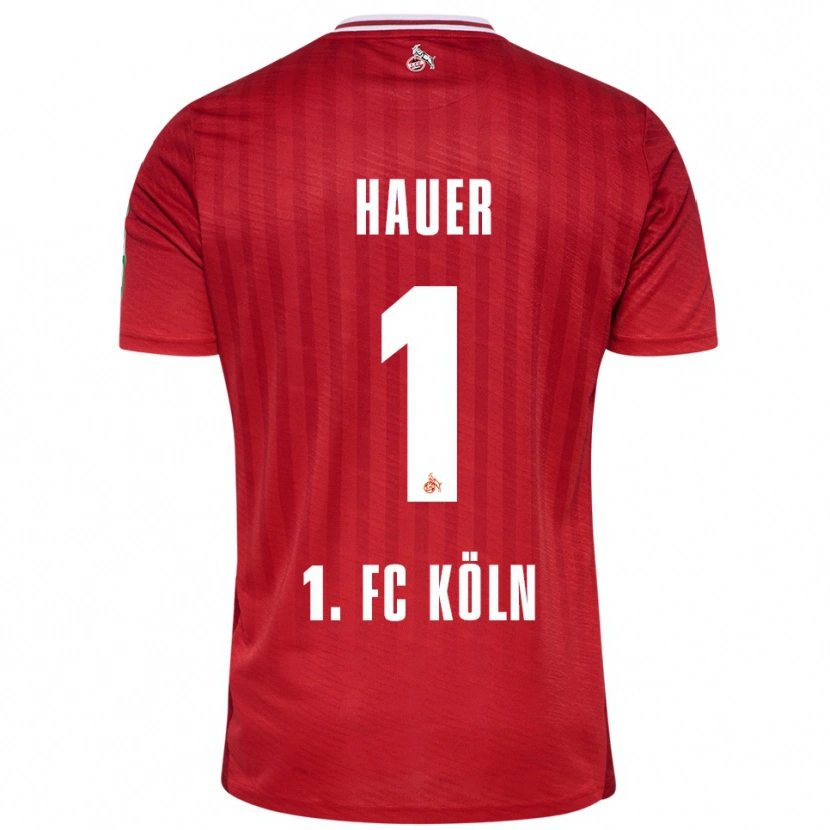 Danxen Damen Luis Hauer #1 Rot Weiß Auswärtstrikot Trikot 2025/26 T-Shirt Schweiz