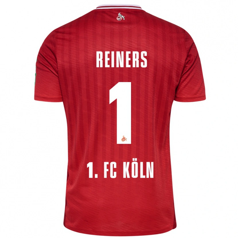 Danxen Damen Leonard Reiners #1 Rot Weiß Auswärtstrikot Trikot 2025/26 T-Shirt Schweiz