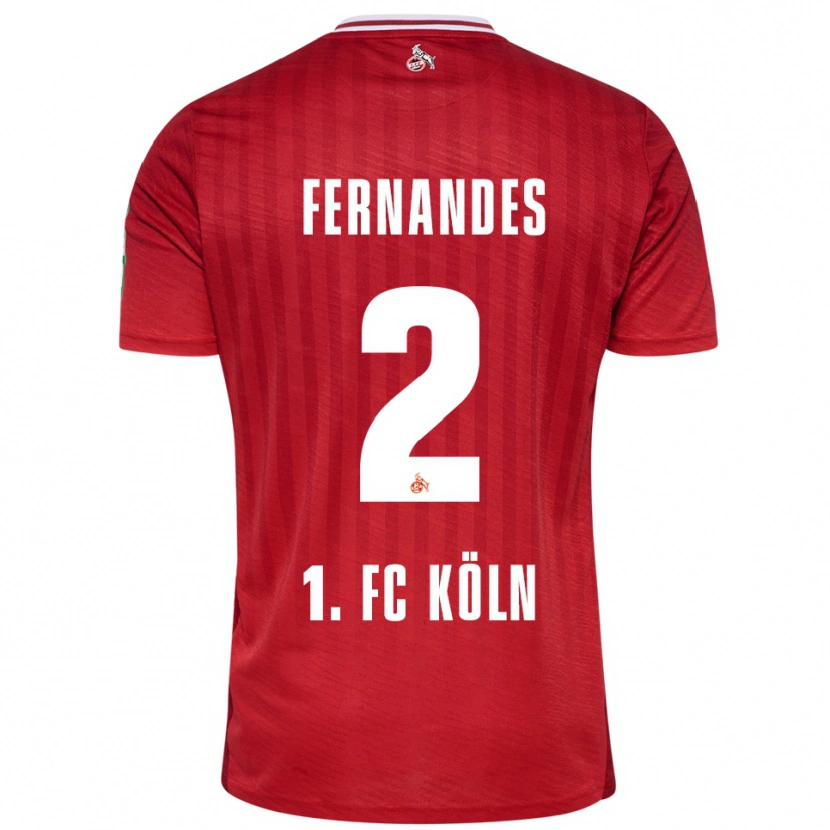 Danxen Damen Tyron Fernandes #2 Rot Weiß Auswärtstrikot Trikot 2025/26 T-Shirt Schweiz