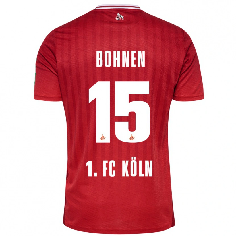 Danxen Damen Amelie Bohnen #15 Rot Weiß Auswärtstrikot Trikot 2025/26 T-Shirt Schweiz