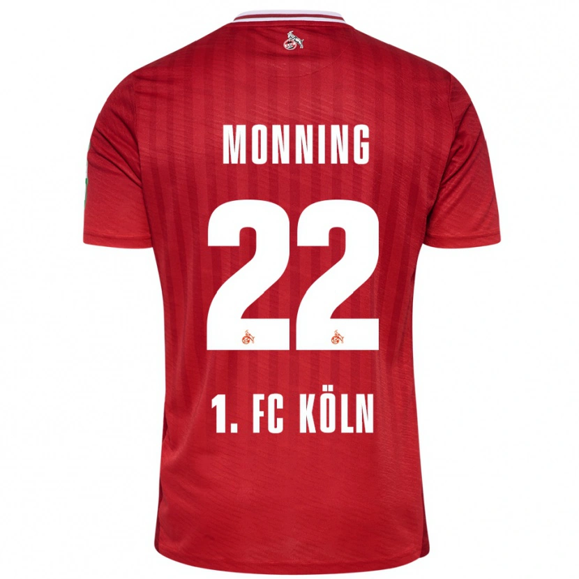 Danxen Damen Marlon Monning #22 Rot Weiß Auswärtstrikot Trikot 2025/26 T-Shirt Schweiz