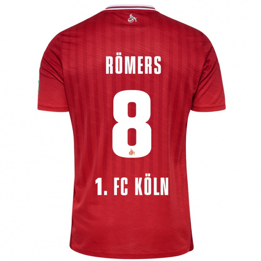 Danxen Damen Arian Römers #8 Rot Weiß Auswärtstrikot Trikot 2025/26 T-Shirt Schweiz