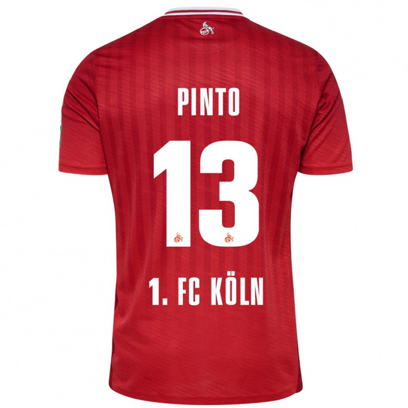 Danxen Damen João Pinto #13 Rot Weiß Auswärtstrikot Trikot 2025/26 T-Shirt Schweiz