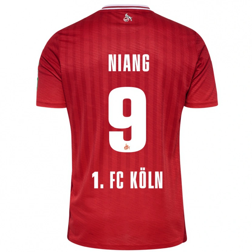 Danxen Damen Youssoupha Niang #9 Rot Weiß Auswärtstrikot Trikot 2025/26 T-Shirt Schweiz