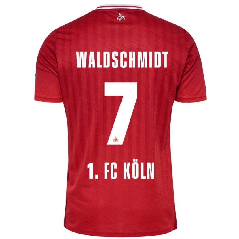 Danxen Damen Luca Waldschmidt #7 Rot Weiß Auswärtstrikot Trikot 2025/26 T-Shirt Schweiz