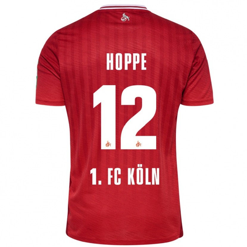 Danxen Damen Paula Hoppe #12 Rot Weiß Auswärtstrikot Trikot 2025/26 T-Shirt Schweiz