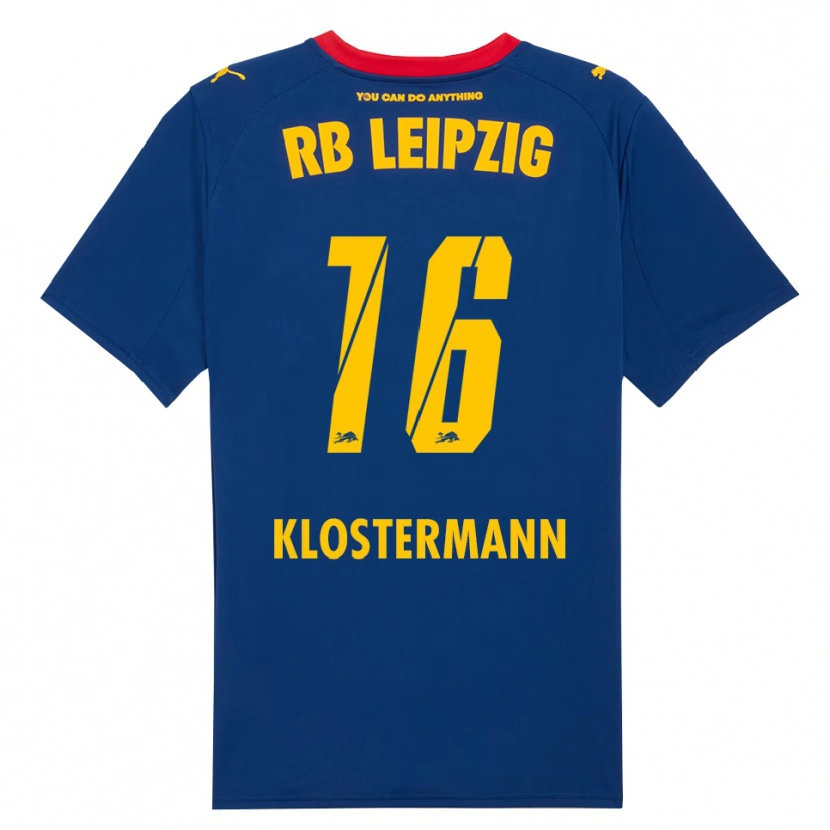 Danxen Damen Lukas Klostermann #16 Marineblau Rot Auswärtstrikot Trikot 2025/26 T-Shirt Schweiz
