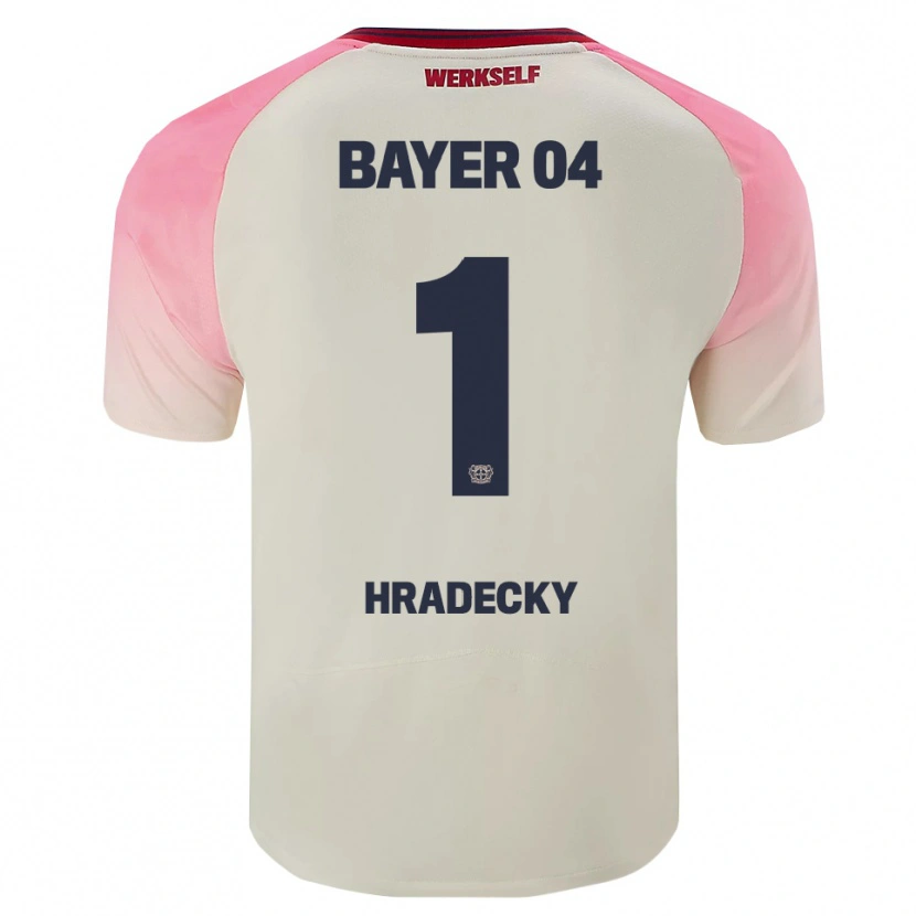 Danxen Damen Lukas Hradecky #1 Pink Cremeweiß Auswärtstrikot Trikot 2025/26 T-Shirt Schweiz