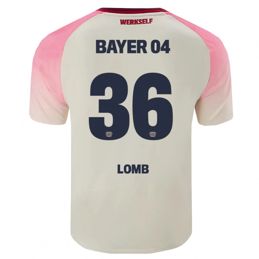 Danxen Damen Niklas Lomb #36 Pink Cremeweiß Auswärtstrikot Trikot 2025/26 T-Shirt Schweiz