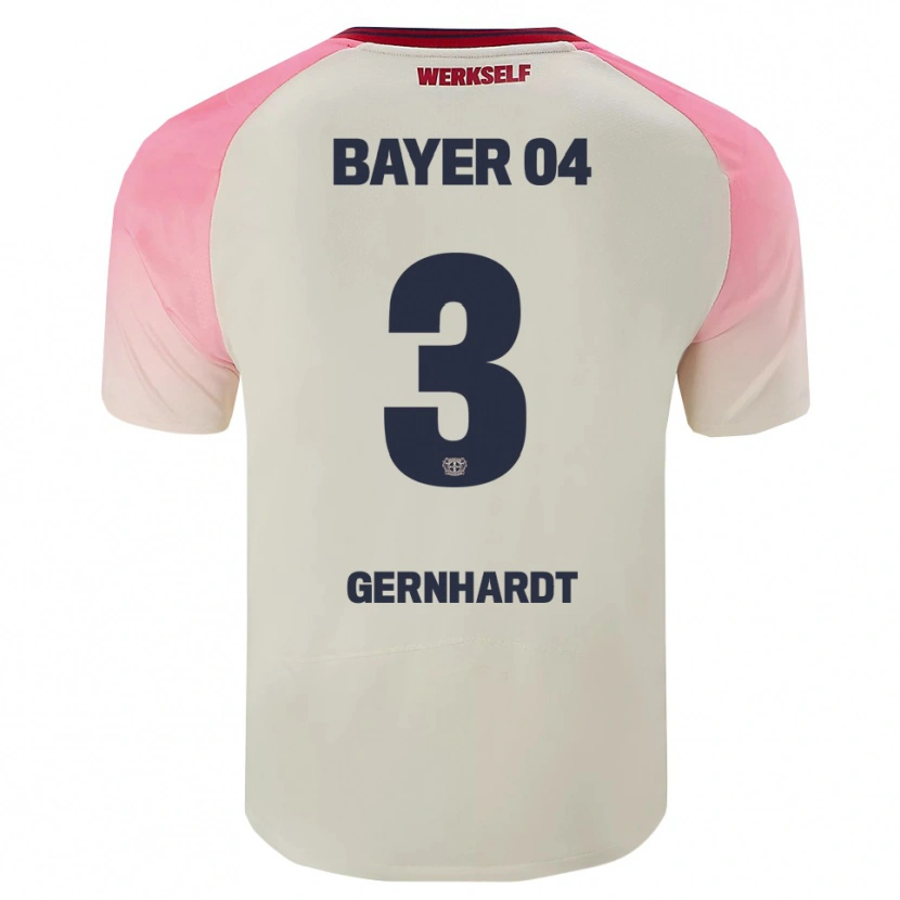 Danxen Damen Nils Gernhardt #3 Pink Cremeweiß Auswärtstrikot Trikot 2025/26 T-Shirt Schweiz