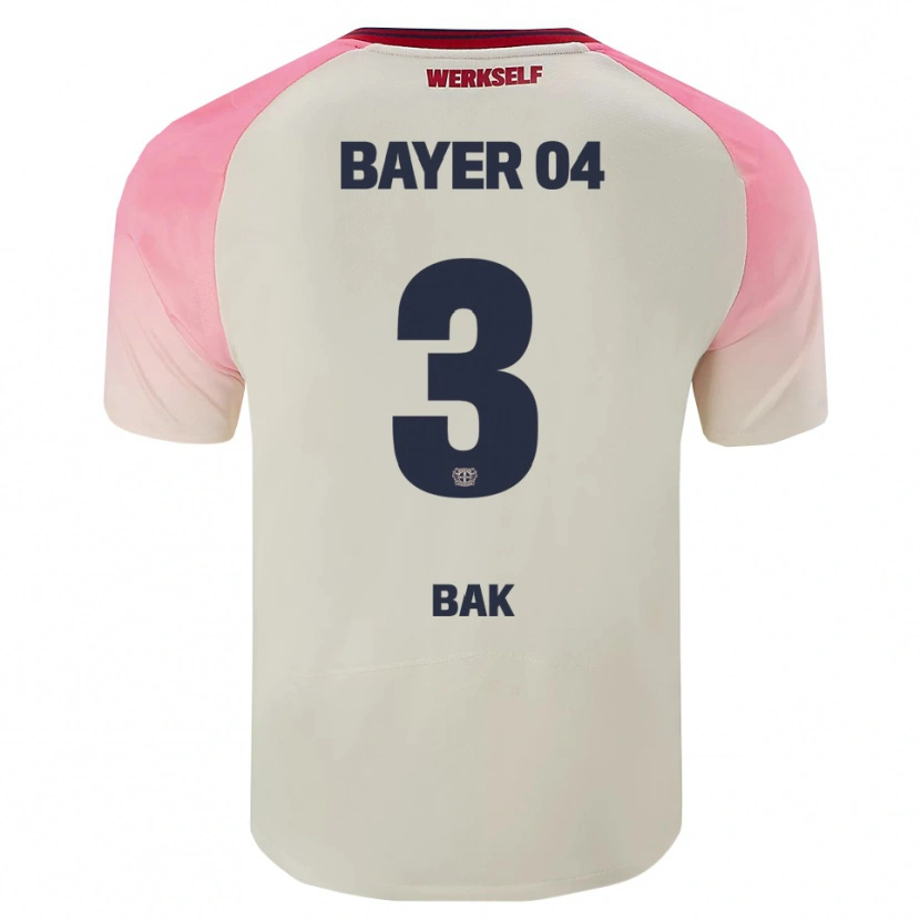 Danxen Damen Emre Bak #3 Pink Cremeweiß Auswärtstrikot Trikot 2025/26 T-Shirt Schweiz