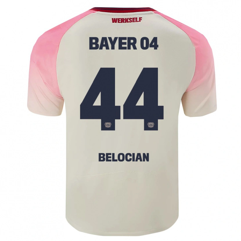 Danxen Damen Jeanuël Belocian #44 Pink Cremeweiß Auswärtstrikot Trikot 2025/26 T-Shirt Schweiz