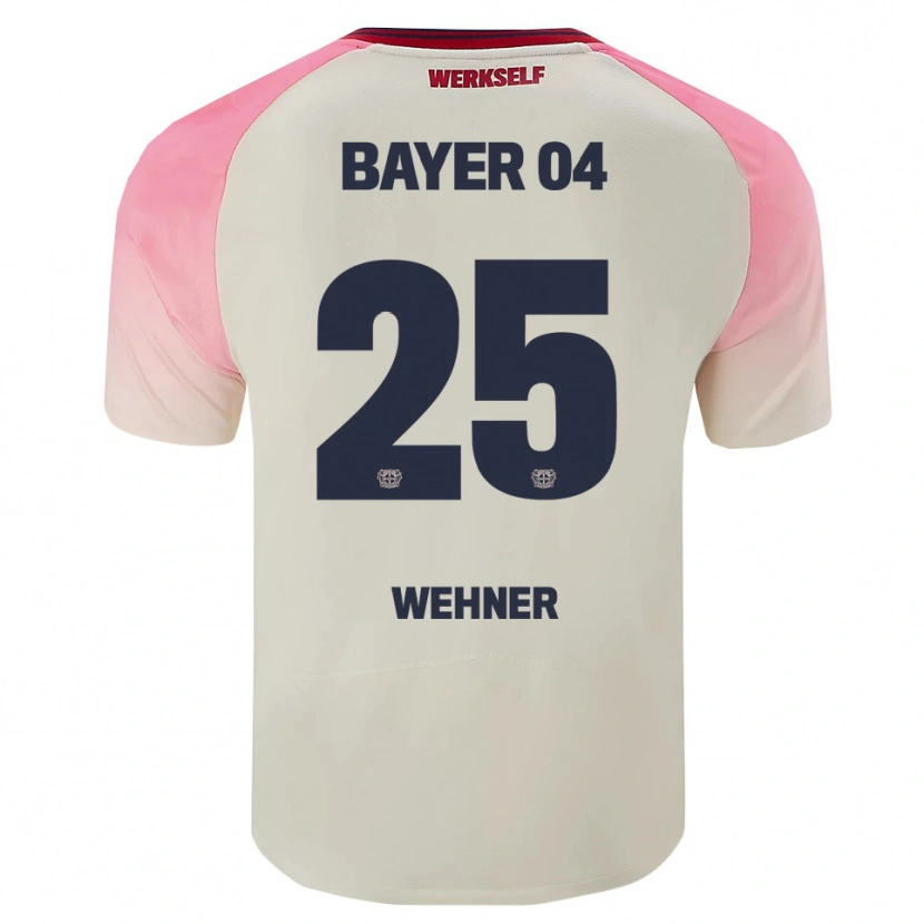 Danxen Damen Luca Wehner #25 Pink Cremeweiß Auswärtstrikot Trikot 2025/26 T-Shirt Schweiz