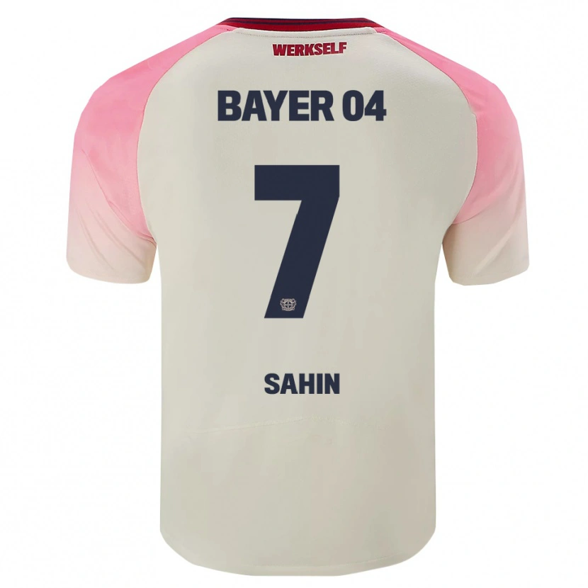 Danxen Damen Batuhan Sahin #7 Pink Cremeweiß Auswärtstrikot Trikot 2025/26 T-Shirt Schweiz