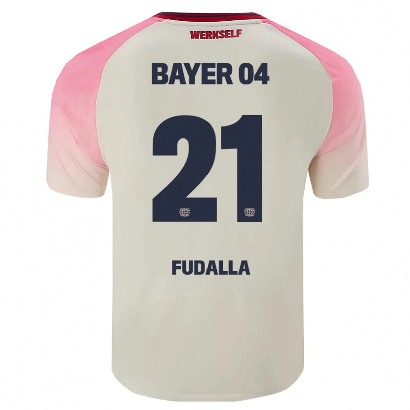 Danxen Damen Vanessa Fudalla #21 Pink Cremeweiß Auswärtstrikot Trikot 2025/26 T-Shirt Schweiz