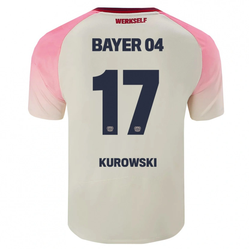 Danxen Damen Julien Kurowski #17 Pink Cremeweiß Auswärtstrikot Trikot 2025/26 T-Shirt Schweiz