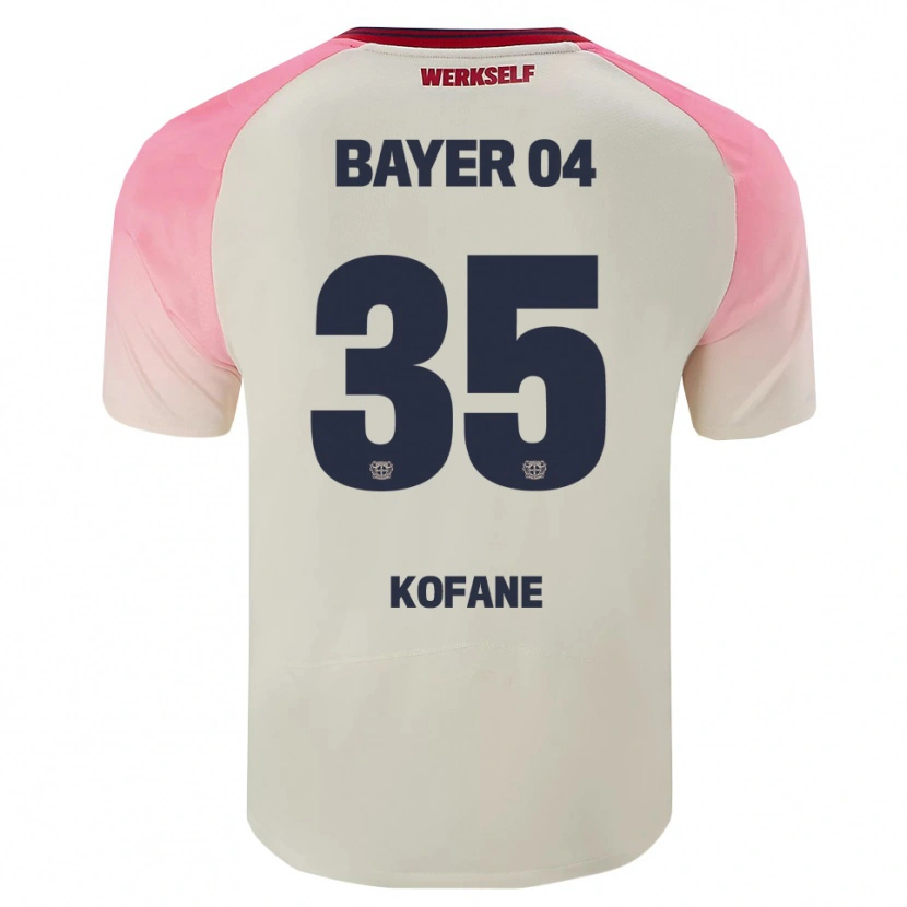 Danxen Damen Christian Kofane #35 Pink Cremeweiß Auswärtstrikot Trikot 2025/26 T-Shirt Schweiz