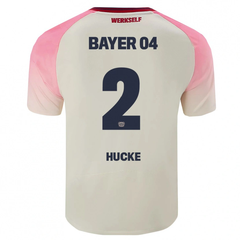 Danxen Damen Luan Hucke #2 Pink Cremeweiß Auswärtstrikot Trikot 2025/26 T-Shirt Schweiz