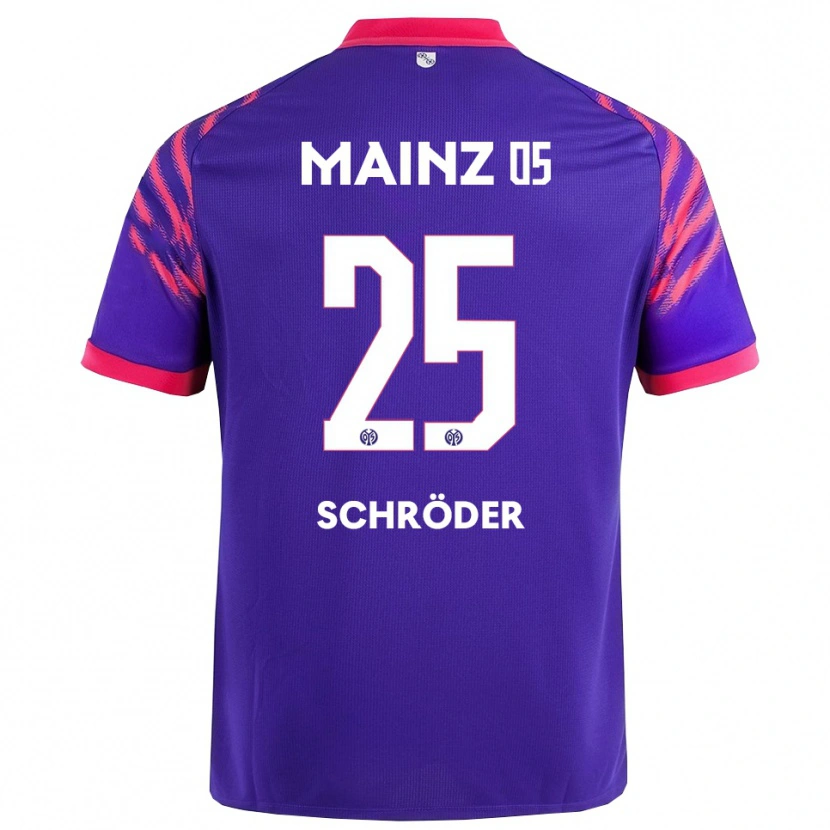Danxen Damen Maxim Schröder #25 Marineblau Pink Auswärtstrikot Trikot 2025/26 T-Shirt Schweiz