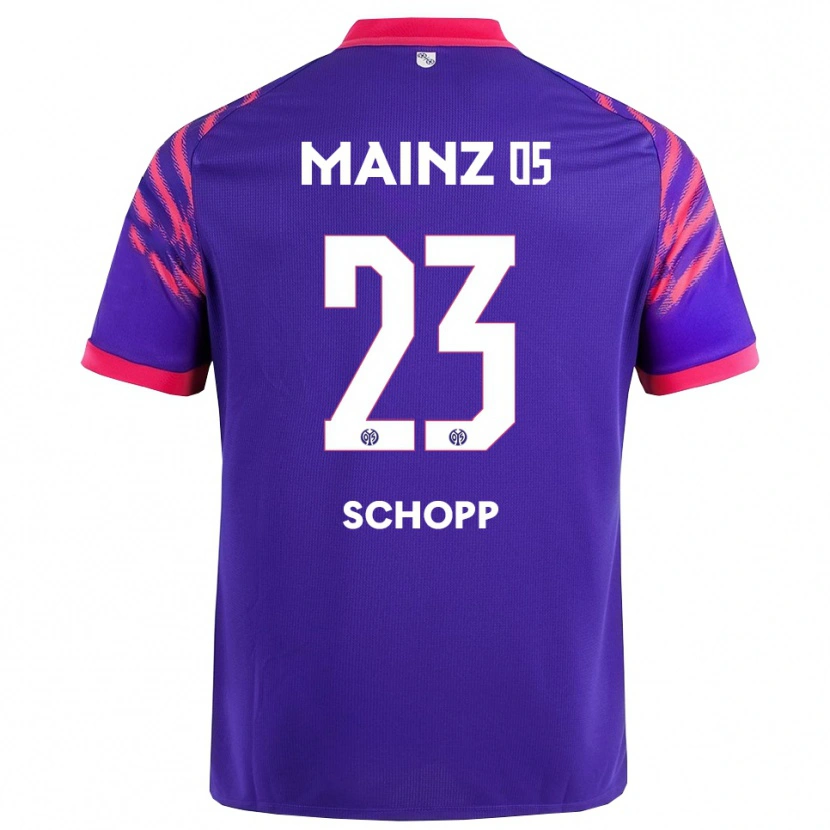 Danxen Damen Konstantin Schopp #23 Marineblau Pink Auswärtstrikot Trikot 2025/26 T-Shirt Schweiz