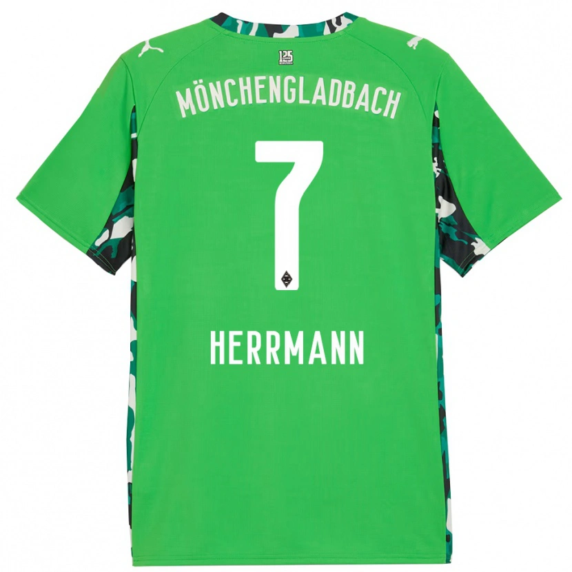 Danxen Damen Patrick Herrmann #7 Grün Schwarz Auswärtstrikot Trikot 2025/26 T-Shirt Schweiz