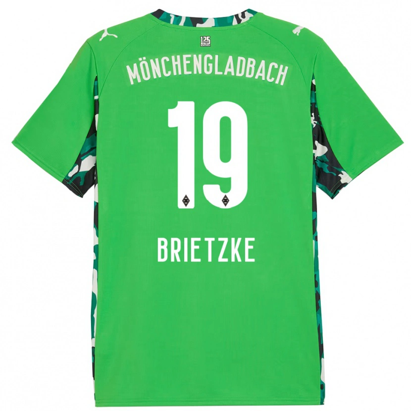 Danxen Damen Yvonne Brietzke #19 Grün Schwarz Auswärtstrikot Trikot 2025/26 T-Shirt Schweiz
