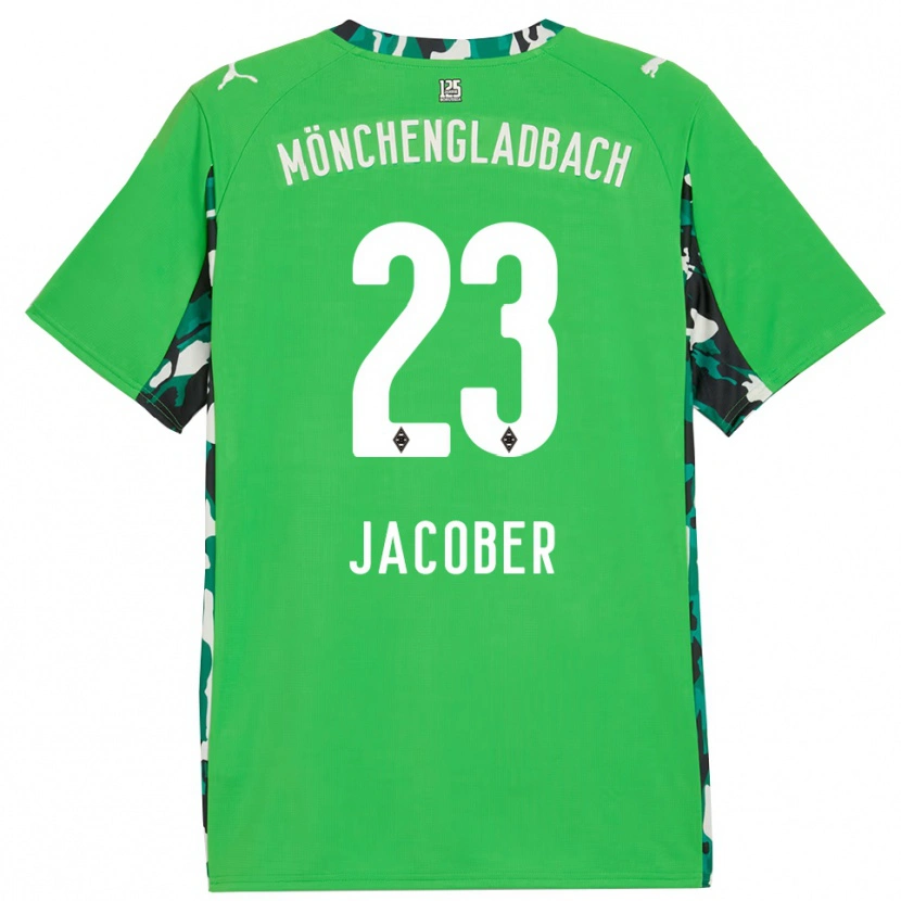 Danxen Damen Magdalena Jacober #23 Grün Schwarz Auswärtstrikot Trikot 2025/26 T-Shirt Schweiz