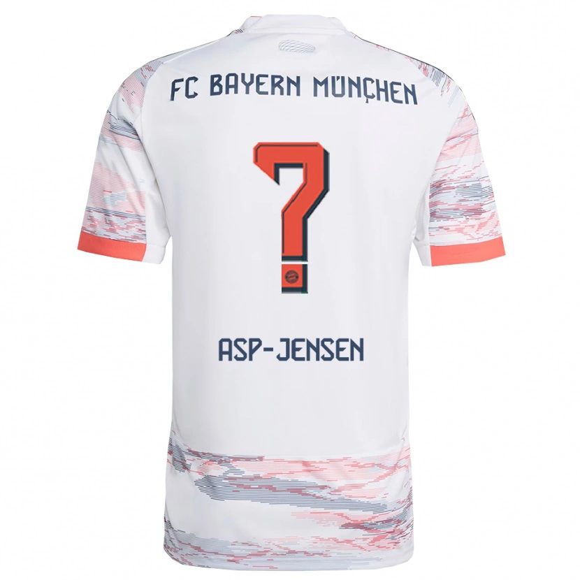 Danxen Damen Jonathan Asp-Jensen #0 Weiß Grau Auswärtstrikot Trikot 2025/26 T-Shirt Schweiz