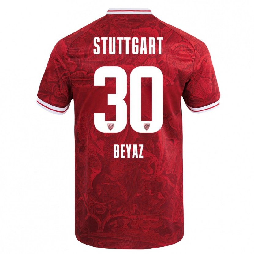 Danxen Damen Ömer Beyaz #30 Rot Schwarz Auswärtstrikot Trikot 2025/26 T-Shirt Schweiz