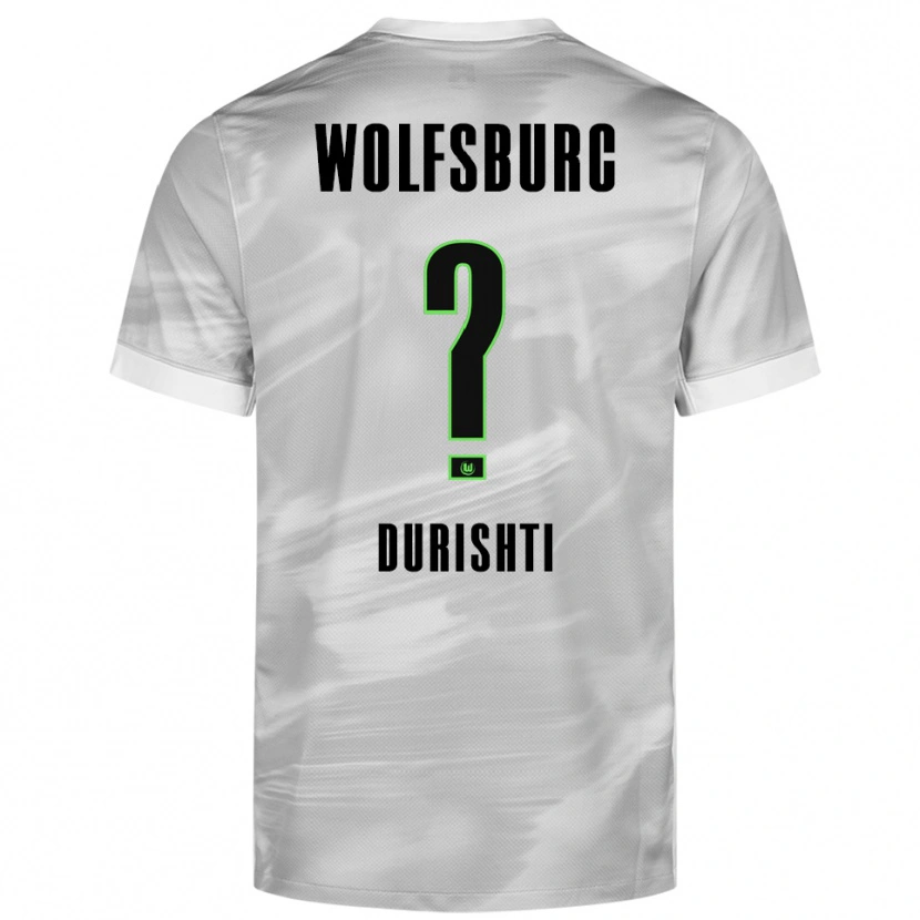 Danxen Damen Brendon Durishti #0 Grau Weiß Auswärtstrikot Trikot 2025/26 T-Shirt Schweiz
