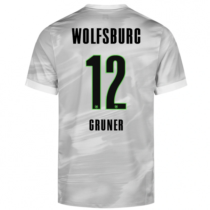 Danxen Damen Paul Gruner #12 Grau Weiß Auswärtstrikot Trikot 2025/26 T-Shirt Schweiz