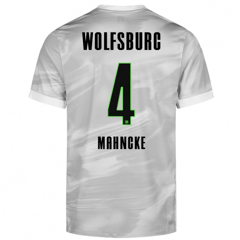 Danxen Damen Arne Mahncke #4 Grau Weiß Auswärtstrikot Trikot 2025/26 T-Shirt Schweiz
