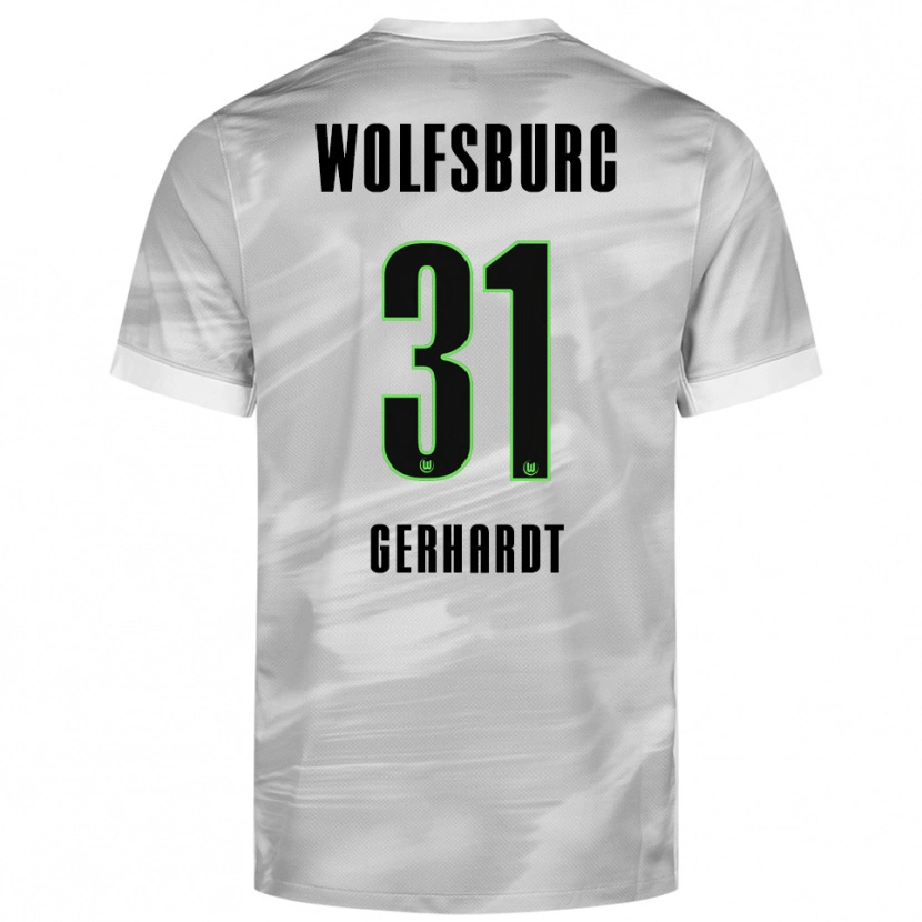 Danxen Damen Yannick Gerhardt #31 Grau Weiß Auswärtstrikot Trikot 2025/26 T-Shirt Schweiz