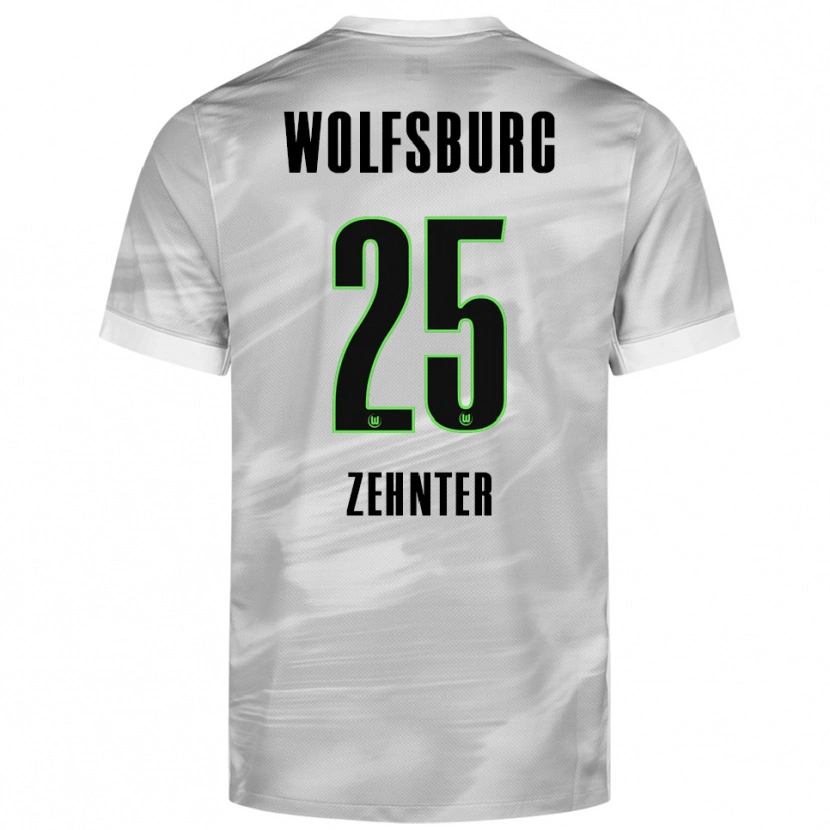 Danxen Damen Aaron Zehnter #25 Grau Weiß Auswärtstrikot Trikot 2025/26 T-Shirt Schweiz