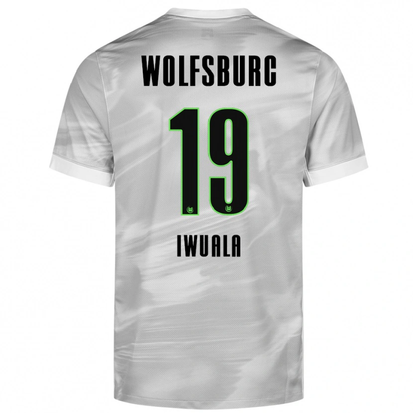 Danxen Damen Chisom Iwuala #19 Grau Weiß Auswärtstrikot Trikot 2025/26 T-Shirt Schweiz