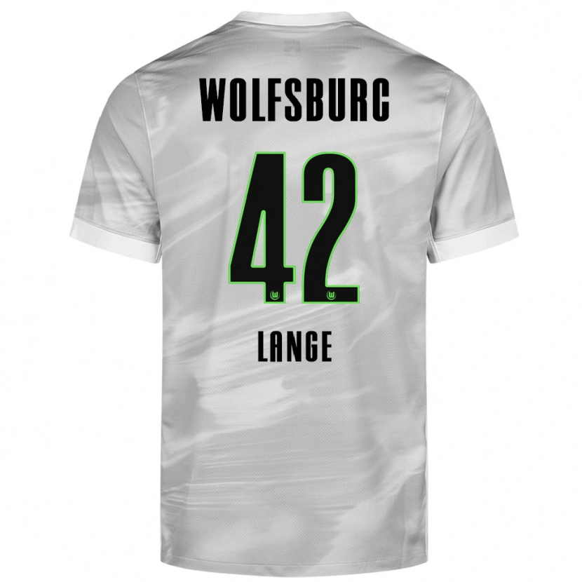 Danxen Damen Felix Lange #42 Grau Weiß Auswärtstrikot Trikot 2025/26 T-Shirt Schweiz