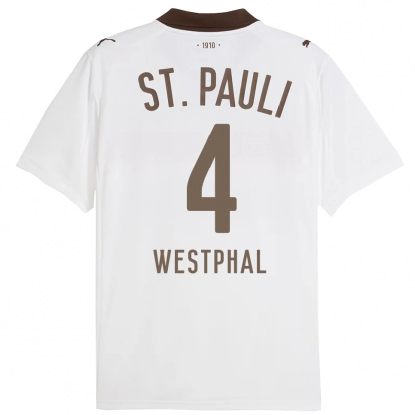 Danxen Damen Jannik Westphal #4 Weiß Rot Auswärtstrikot Trikot 2025/26 T-Shirt Schweiz