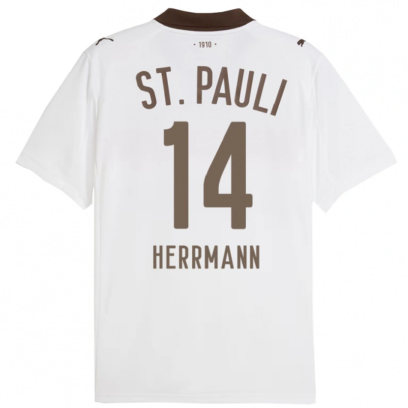 Danxen Damen Mats Herrmann #14 Weiß Rot Auswärtstrikot Trikot 2025/26 T-Shirt Schweiz