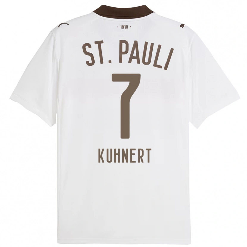 Danxen Damen Carlotta Kuhnert #7 Weiß Rot Auswärtstrikot Trikot 2025/26 T-Shirt Schweiz