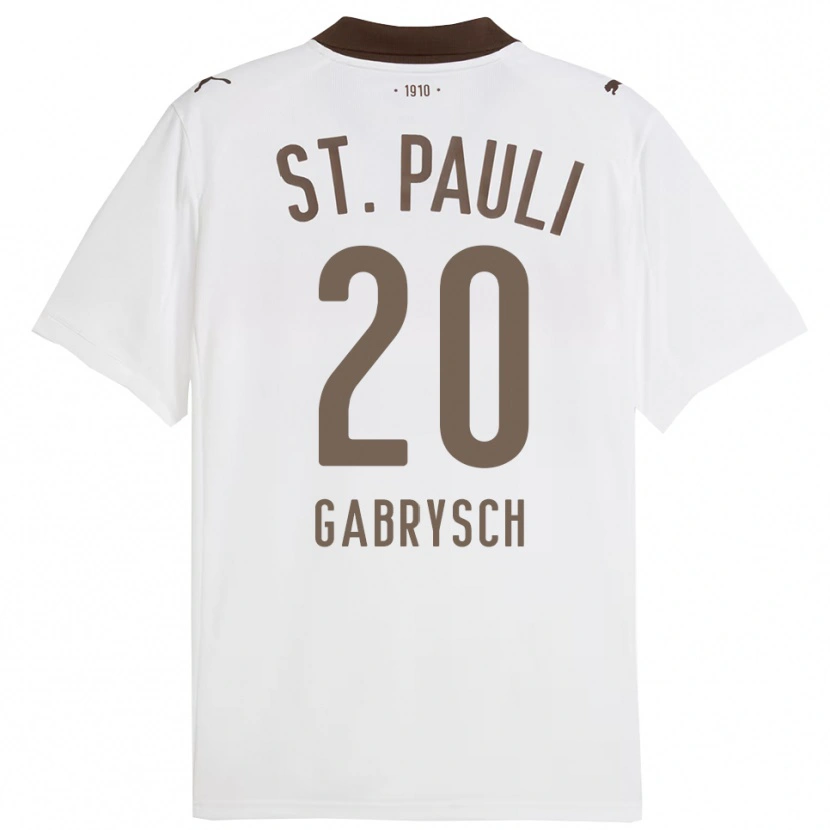 Danxen Damen David Gabrysch #20 Weiß Rot Auswärtstrikot Trikot 2025/26 T-Shirt Schweiz
