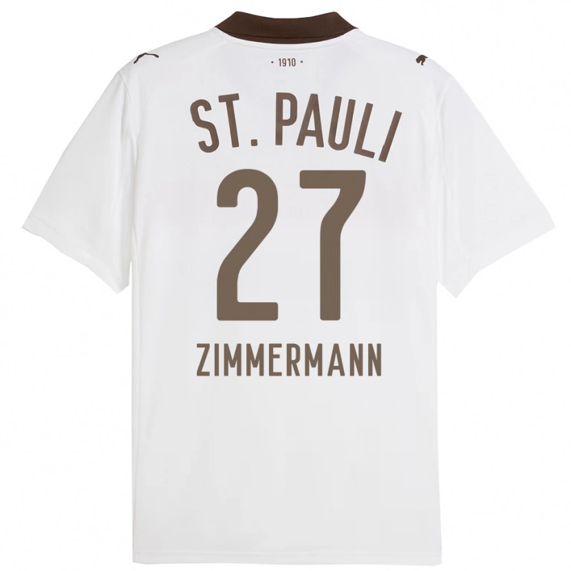 Danxen Damen Tara Zimmermann #27 Weiß Rot Auswärtstrikot Trikot 2025/26 T-Shirt Schweiz