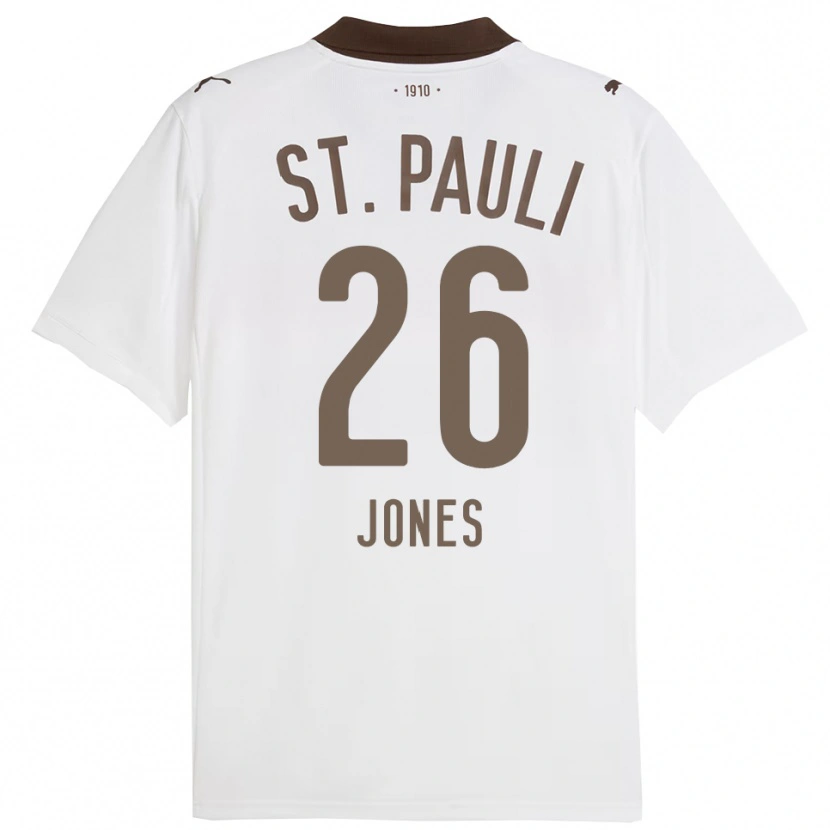 Danxen Damen Ricky-Jade Jones #26 Weiß Rot Auswärtstrikot Trikot 2025/26 T-Shirt Schweiz