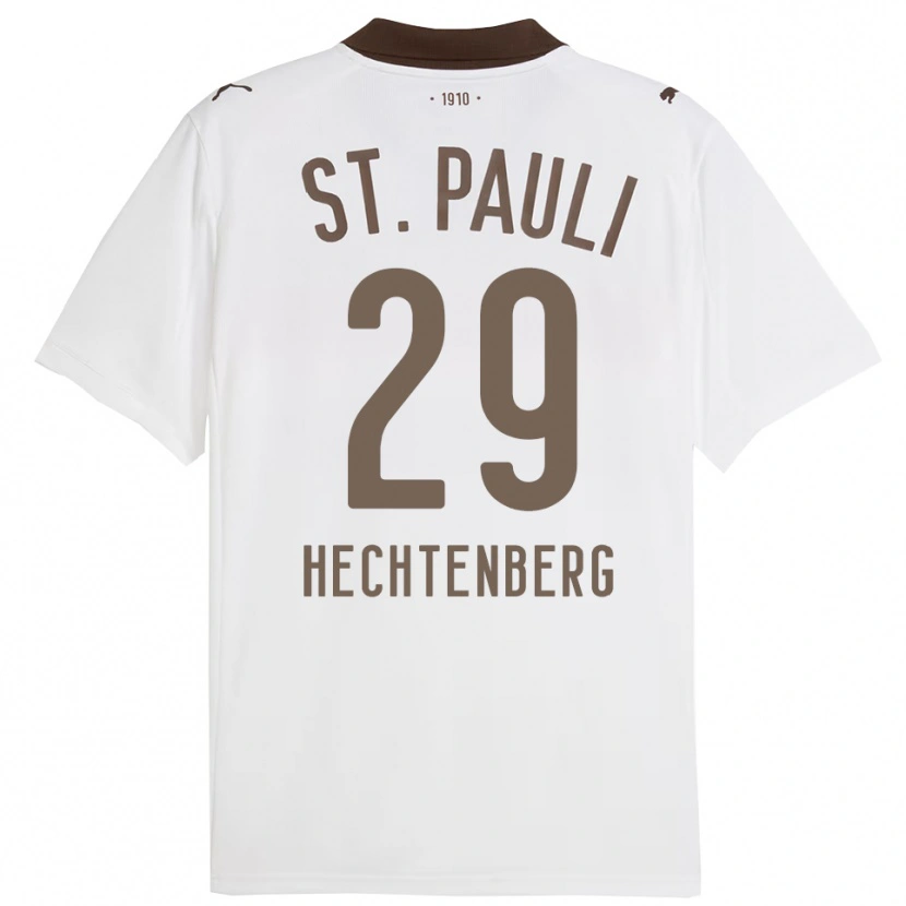 Danxen Damen Julia Hechtenberg #29 Weiß Rot Auswärtstrikot Trikot 2025/26 T-Shirt Schweiz