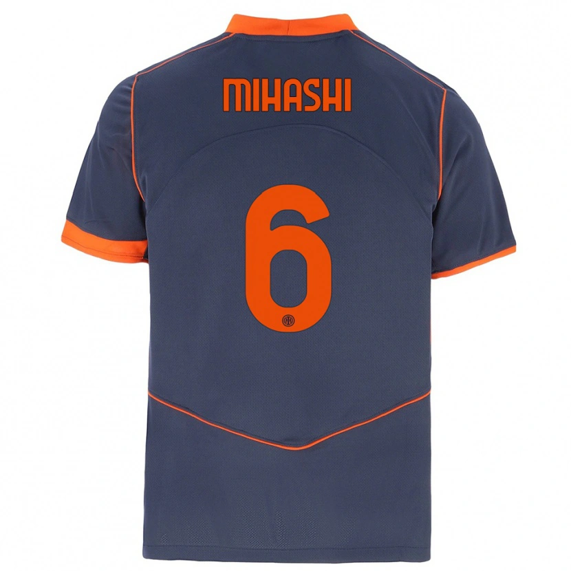 Danxen Damen Mana Mihashi #6 Grau Orange Ausweichtrikot Trikot 2025/26 T-Shirt Schweiz