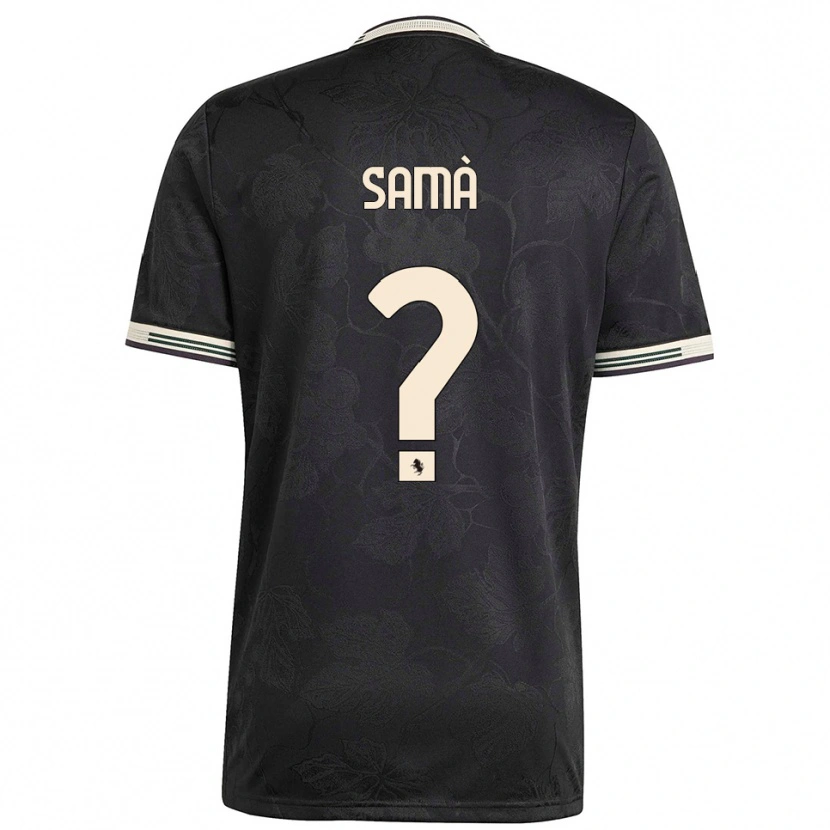 Danxen Damen Alberto Samà #0 Schwarz Weiß Grün Ausweichtrikot Trikot 2025/26 T-Shirt Schweiz
