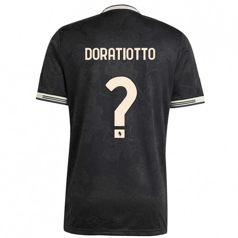 Danxen Damen Giulio Doratiotto #0 Schwarz Weiß Grün Ausweichtrikot Trikot 2025/26 T-Shirt Schweiz