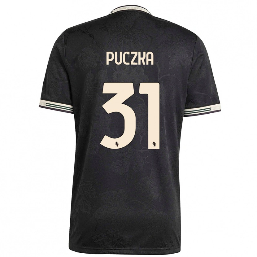 Danxen Damen David Puczka #31 Schwarz Weiß Grün Ausweichtrikot Trikot 2025/26 T-Shirt Schweiz